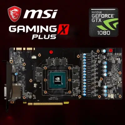 MSI GeForce GTX 1080 GAMING X PLUS 8G Gaming Ekran Kartı