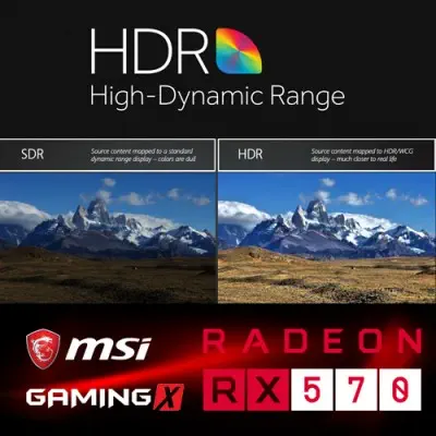 MSI Radeon RX 570 GAMING X 4G Gaming Ekran Kartı