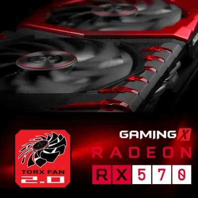 MSI Radeon RX 570 GAMING X 4G Gaming Ekran Kartı