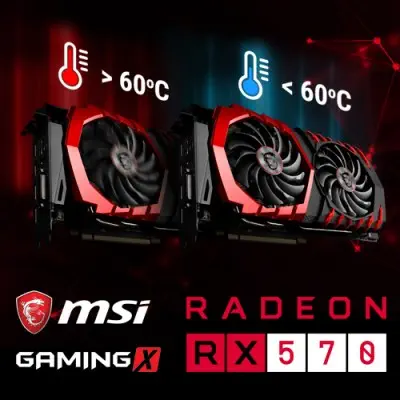 MSI Radeon RX 570 GAMING X 4G Gaming Ekran Kartı