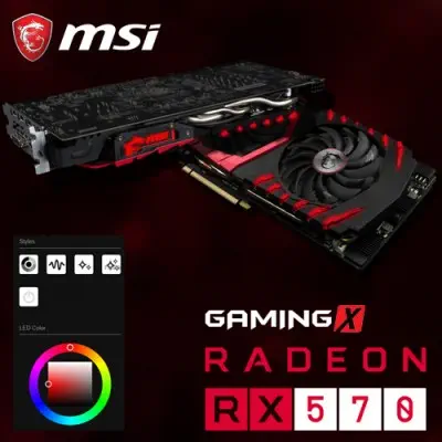 MSI Radeon RX 570 GAMING X 4G Gaming Ekran Kartı