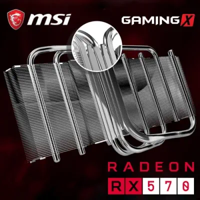 MSI Radeon RX 570 GAMING X 4G Gaming Ekran Kartı