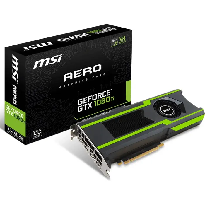 MSI GeForce GTX 1080 Ti AERO 11G OC Ekran Kartı