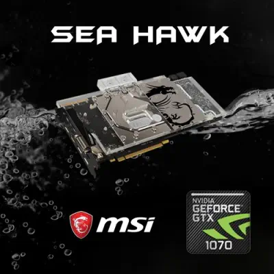 MSI GeForce GTX 1070 SEA HAWK EK X Gaming Ekran Kartı