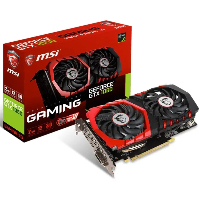 MSI GeForce GTX 1050 GAMING 2G Gaming Ekran Kartı