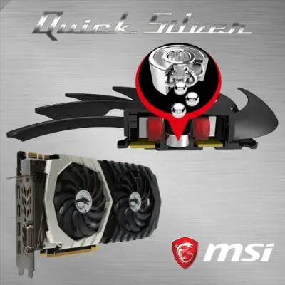 MSI GeForce GTX 1070 QUICK SILVER 8G OC Gaming Ekran Kartı