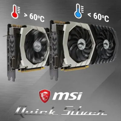 MSI GeForce GTX 1070 QUICK SILVER 8G OC Gaming Ekran Kartı