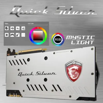 MSI GeForce GTX 1070 QUICK SILVER 8G OC Gaming Ekran Kartı