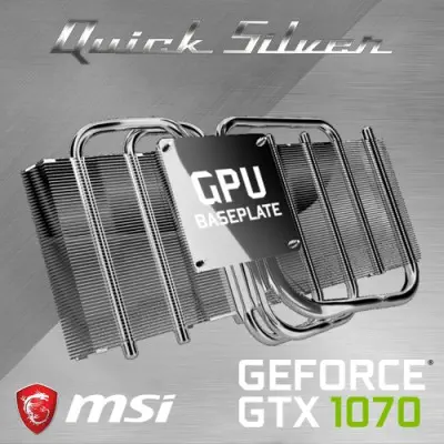 MSI GeForce GTX 1070 QUICK SILVER 8G OC Gaming Ekran Kartı