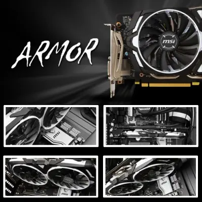 MSI GeForce GTX 1060 ARMOR 3G OCV1 Ekran Kartı