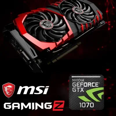 Msi GeForce GTX 1070 Gaming Z 8G Gaming Ekran Kartı