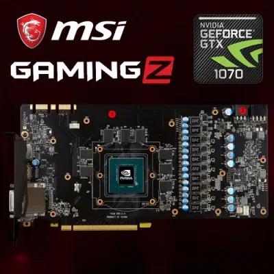 Msi GeForce GTX 1070 Gaming Z 8G Gaming Ekran Kartı