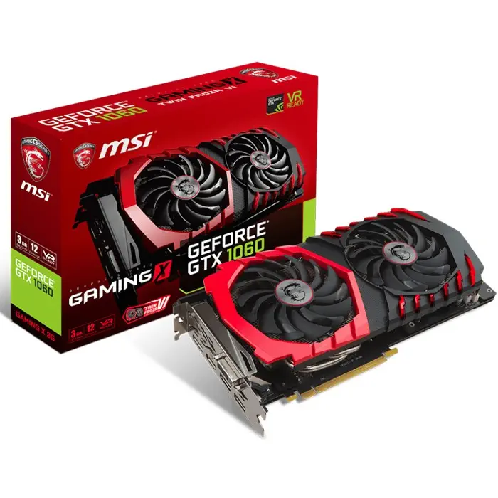 MSI GeForce GTX 1060 GAMING X 3G Gaming Ekran Kartı