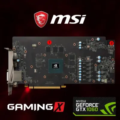 MSI GeForce GTX 1060 GAMING X 3G Gaming Ekran Kartı