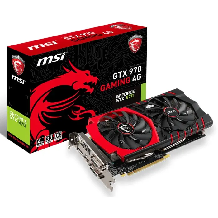 MSI GeForce GTX 970 GAMING 4G Gaming Ekran Kartı