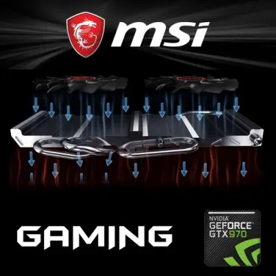 MSI GeForce GTX 970 GAMING 4G Gaming Ekran Kartı