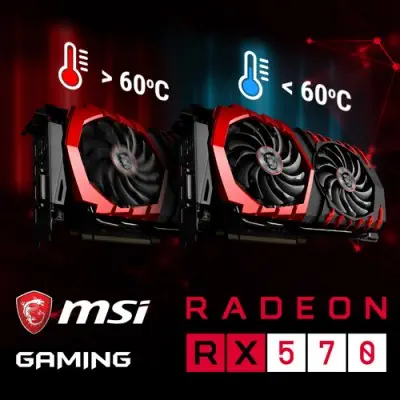 Msi Radeon RX 570 Gaming 4G Gaming Ekran Kartı