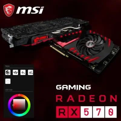 Msi Radeon RX 570 Gaming 4G Gaming Ekran Kartı