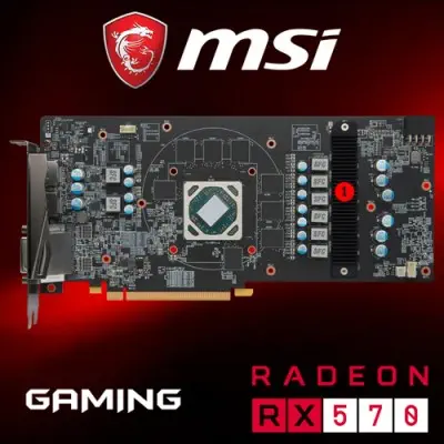 Msi Radeon RX 570 Gaming 4G Gaming Ekran Kartı