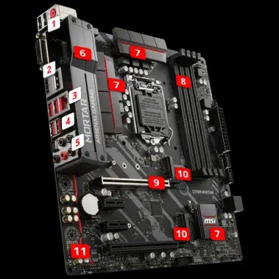 MSI Z370M Mortar Gaming Anakart