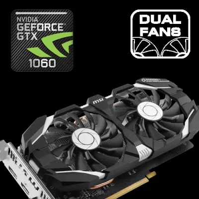 MSI GeForce GTX 1060 6GT OCV1 Ekran Kartı