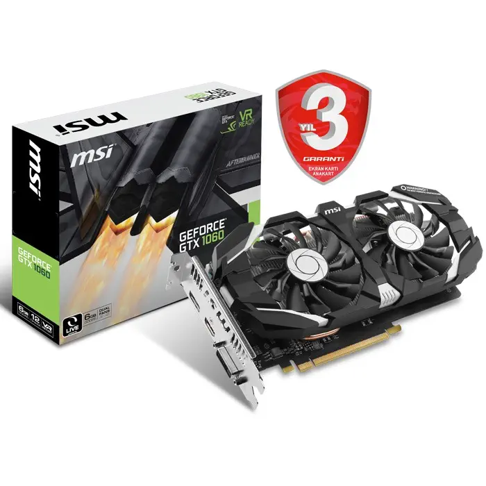 MSI GeForce GTX 1060 6GT V1 Ekran Kartı