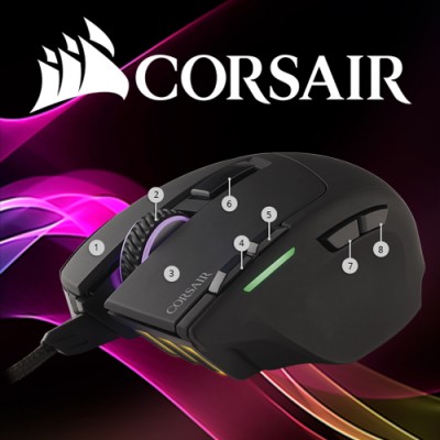 CORSAIR SABRE RGB CH-9303011-EU  Gaming Oyuncu Mouse