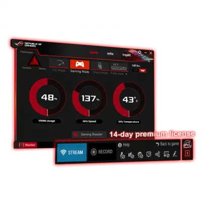Asus ROG Strix-GTX1050 2G GAMING Ekran Kartı