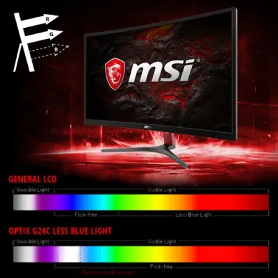 MSI Optix G24C Gaming Monitör