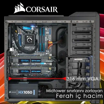 Corsair  Carbide Serisi 400R CC-9011011-WW Kasa