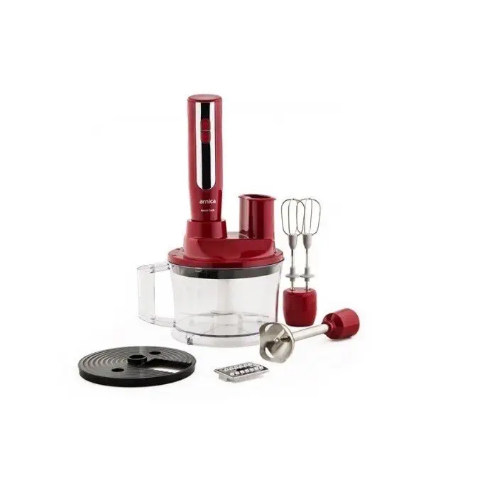 Arnica GH21660 Master Cook El Blender Seti Kırmızı