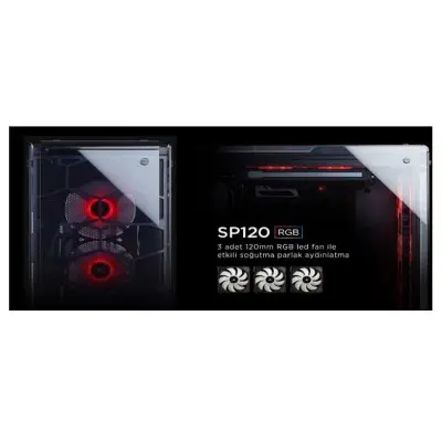 Corsair Crystal Serisi 570X RGB ATX Midi Tower Kasa - CC-9011111-WW