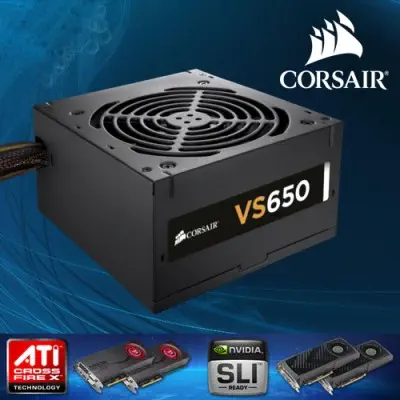 Corsair VS Serisi VS650 CP-9020098-EU