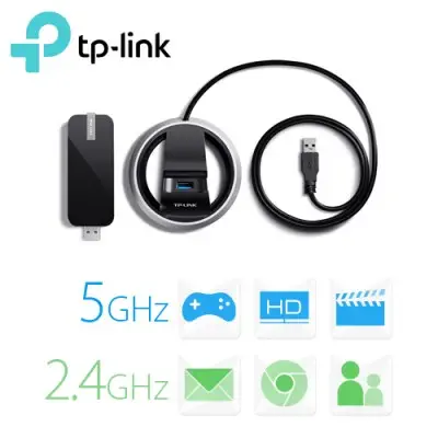Tp-Link Archer T4UH USB Adaptör