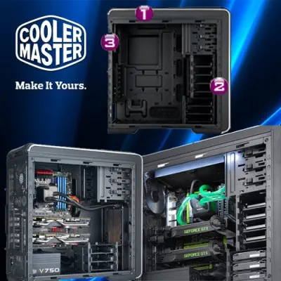 Cooler Master CM693 CMS-693-KKN1 Mid-Tower Siyah Kasa