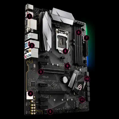 Asus Rog Strix H270F ATX Gaming (Oyuncu) Anakart