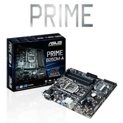 ASUS Prime B250M-A mATX Gaming (Oyuncu) Anakart