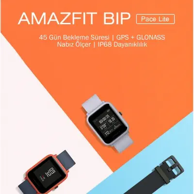 Xiaomi Amazfit Bip Bluetooth Nabız GPS Siyah Akıllı Saat