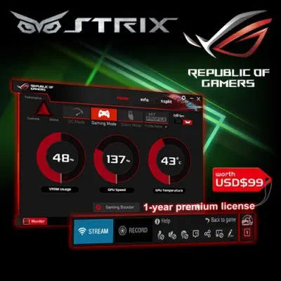 Asus ROG-Strix-RX580-O8G-Gaming Ekran Kartı