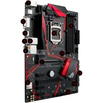 Asus Rog Strix B250H GAMING ATX Gaming (Oyuncu) Anakart