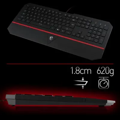 Msi Interceptor DS4100 Gaming Klavye 