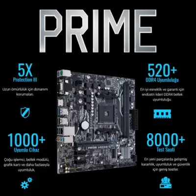 ASUS Prime A320M-K Anakart