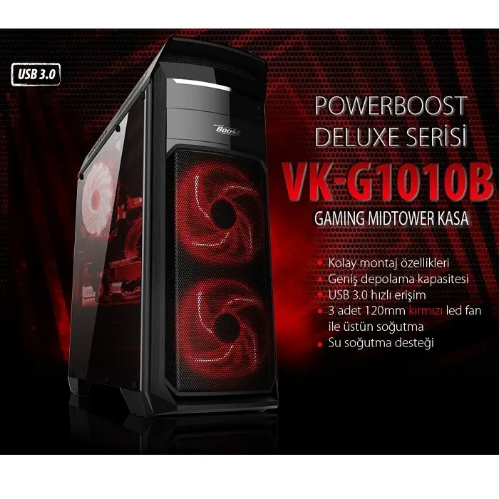 Power Boost JBST-VKG1010B Gaming Kasa