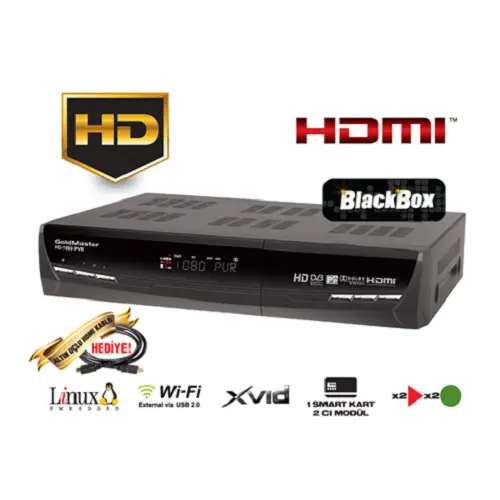 Goldmaster HD-1080 PVR Dijital Uydu Alıcısı