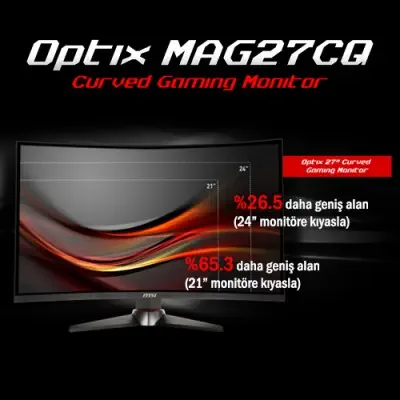 Msi Optix MAG27CQ Curved Gaming Monitör