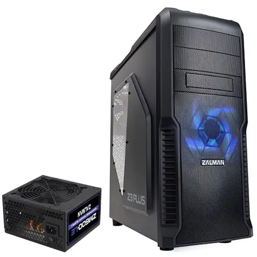 Zalman Z3 PLUS Mid-Tower Kasa + ZM600-LE PSU