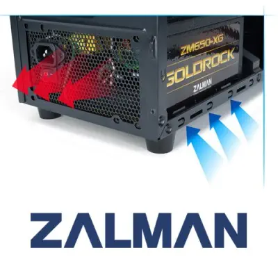 Zalman R1 Mid-Tower Kasa + ZM600-LE PSU