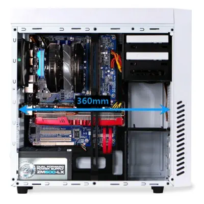 Zalman R1 White Kasa