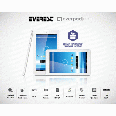 Everst Everpad DC-718 Kırmızı