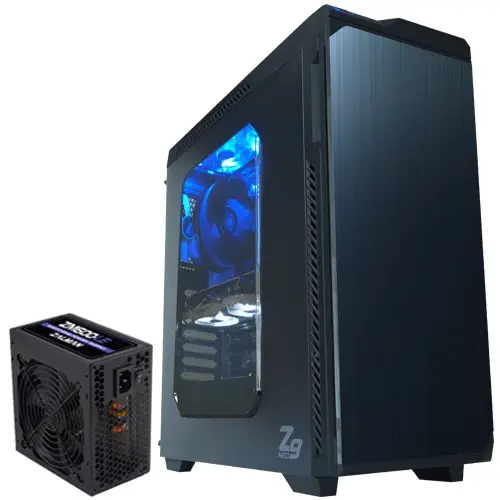 Zalman  Z9 Neo Black Mid-Tower Kasa ZM600-LE PSU